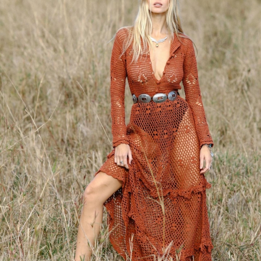 Chasing Unicorns Wish You Were Here Crochet Maxi
